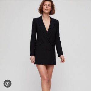 Babaton Amell Blazer Dress Black Sz 8